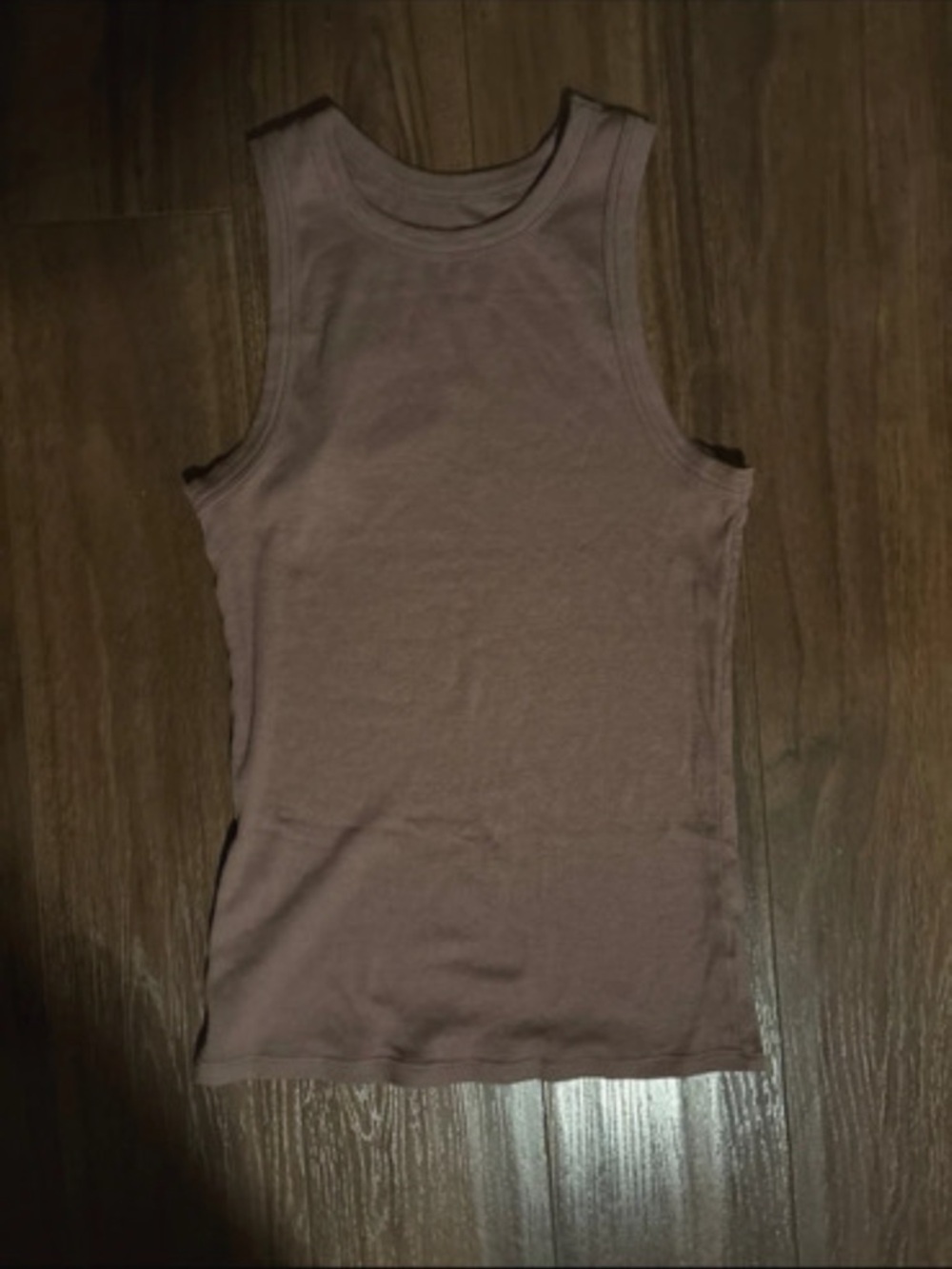 a new day Sleeveless Ribbed Tank Top - Dusty Mauve